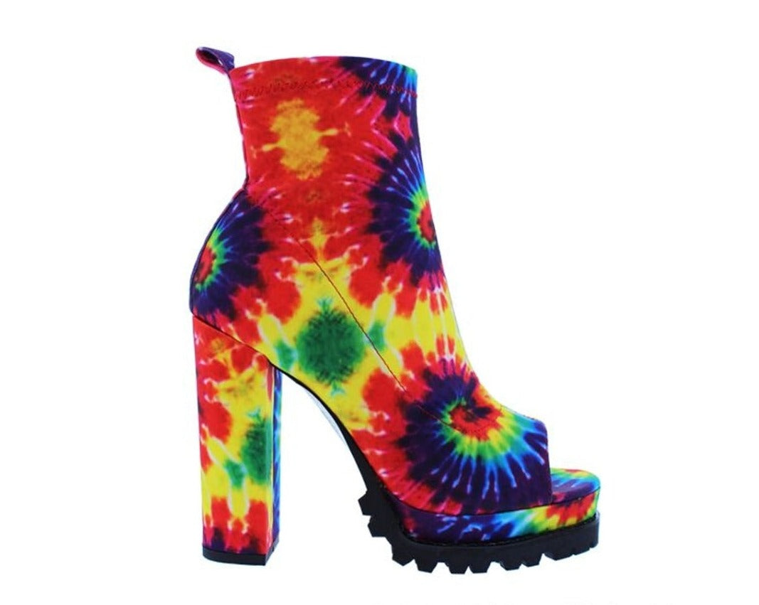 Graffiti Art Boot Heels