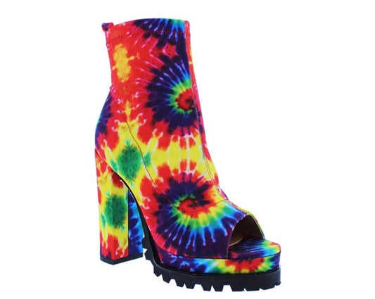 Graffiti Art Boot Heels